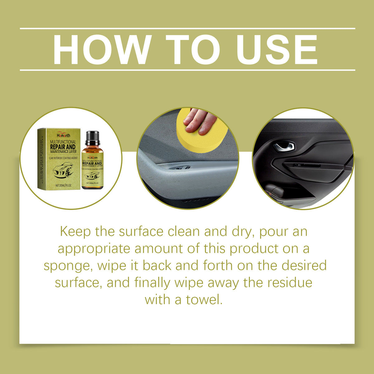 Automotive Interior Coating for Gloss & Protection