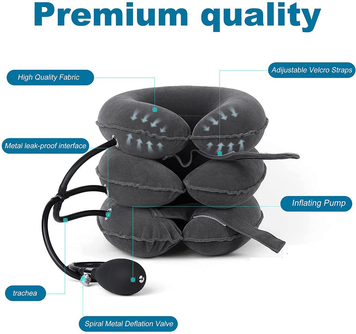 Cervical Traction Pillow — Neck Pain Relief & Decompression