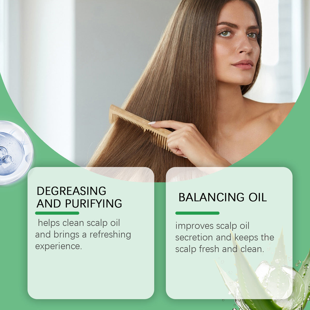 Oily Scalp Shampoo for Fresh, Balanced, Smooth Hair