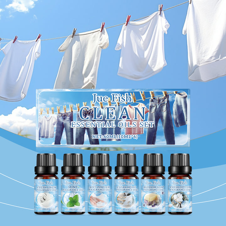 Essential Oil Set, 6 Fresh Scents for Home Fragrance
