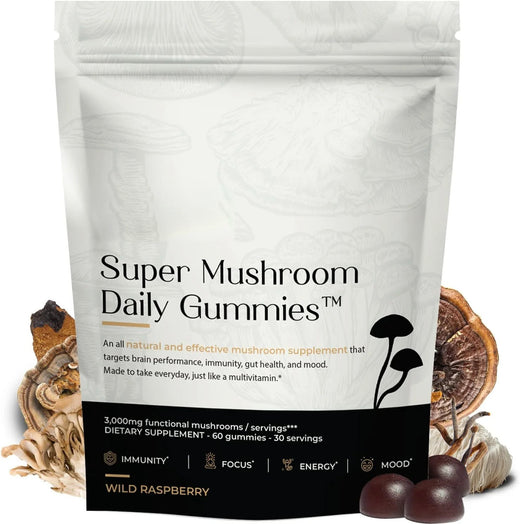 Lion's Mane Mushroom Gummies for Brain & Focus —