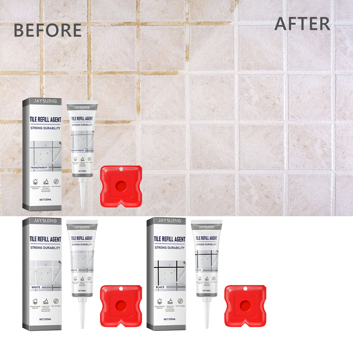 Tile Joint Sealant for Cleaner, Waterproof Kitchen Repairs