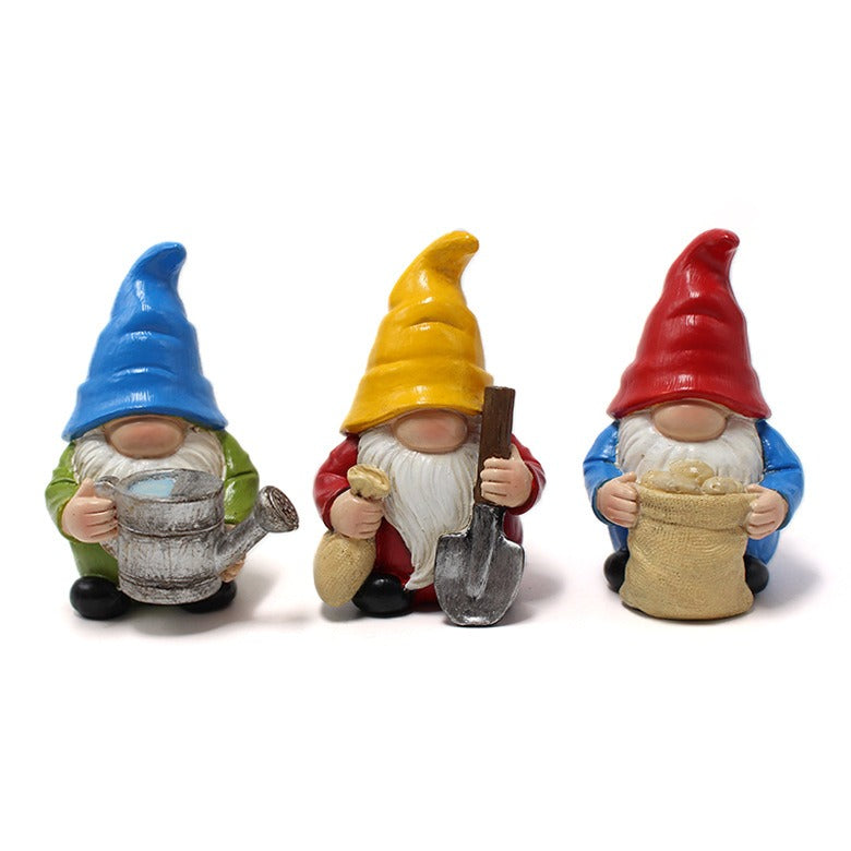 Resin Garden Gnome Statues for Whimsical Yard Decor