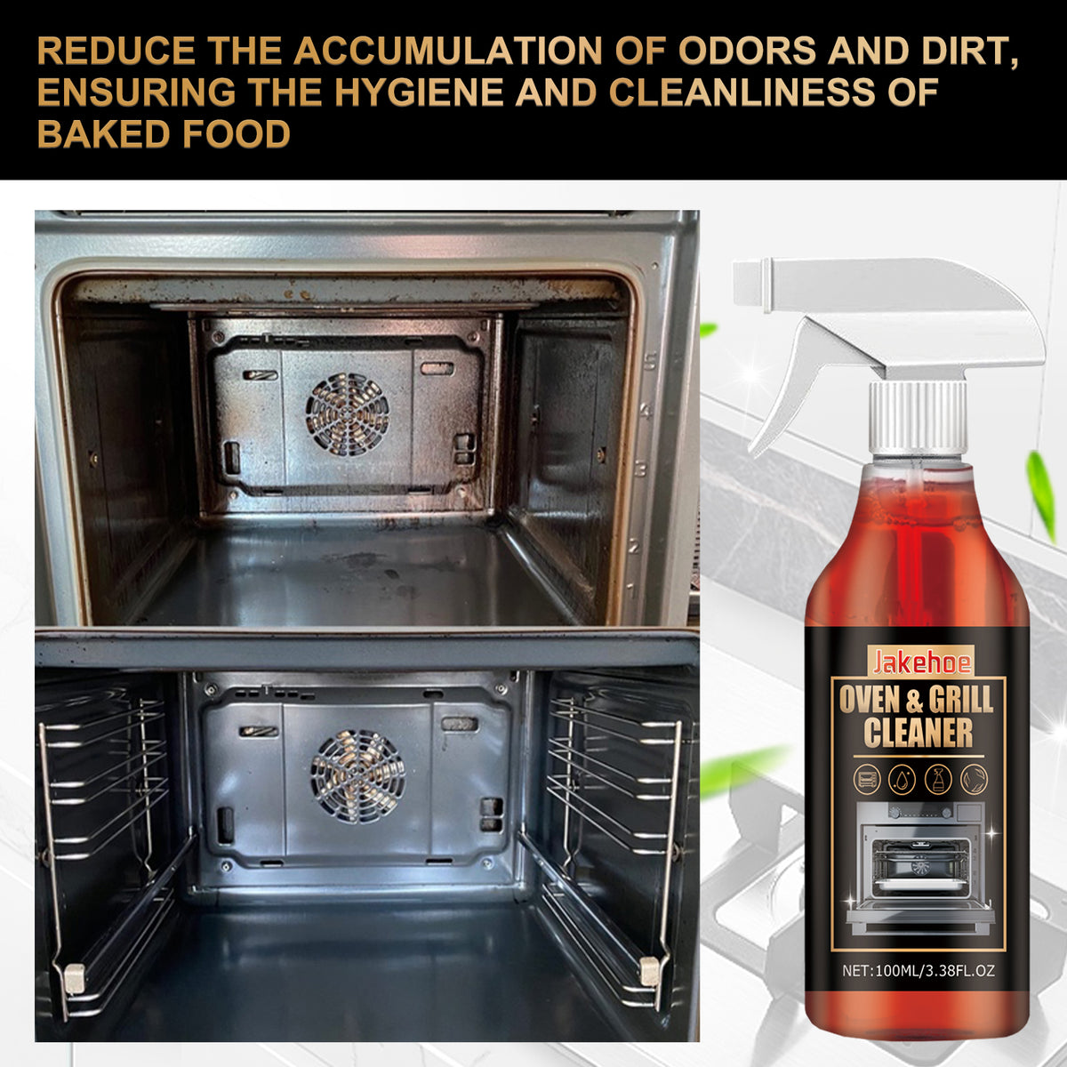 Oven & Grill Cleaner for Grease, Oil and Odor Removal