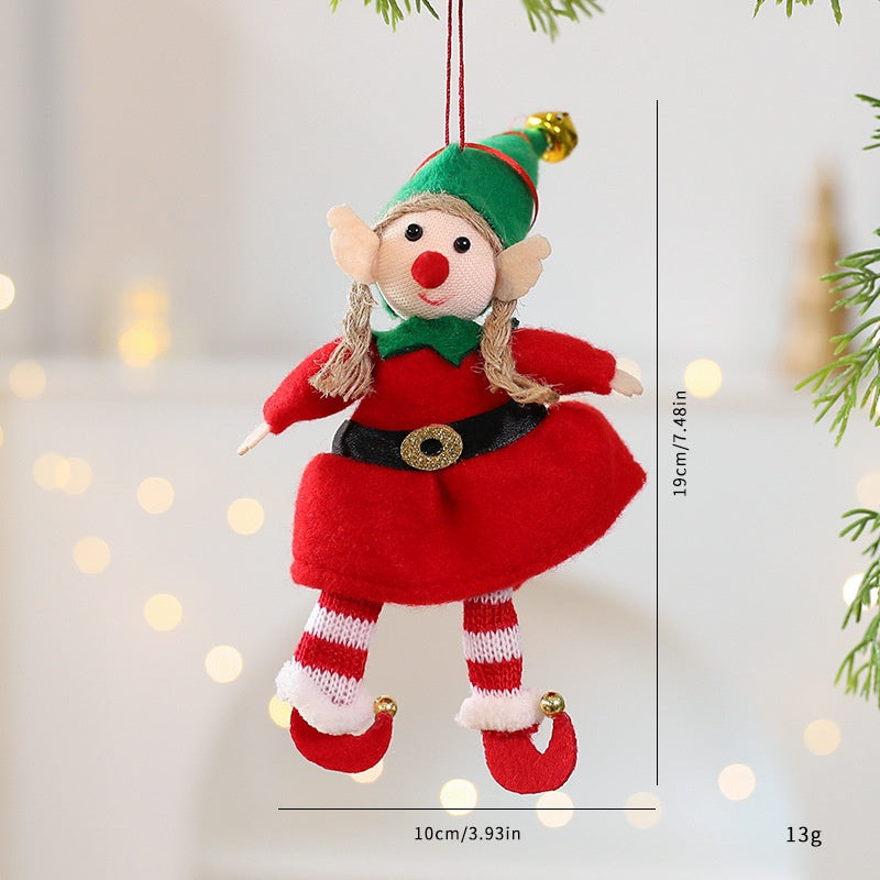 Elf Christmas Tree Ornaments for Whimsical Holiday Decor