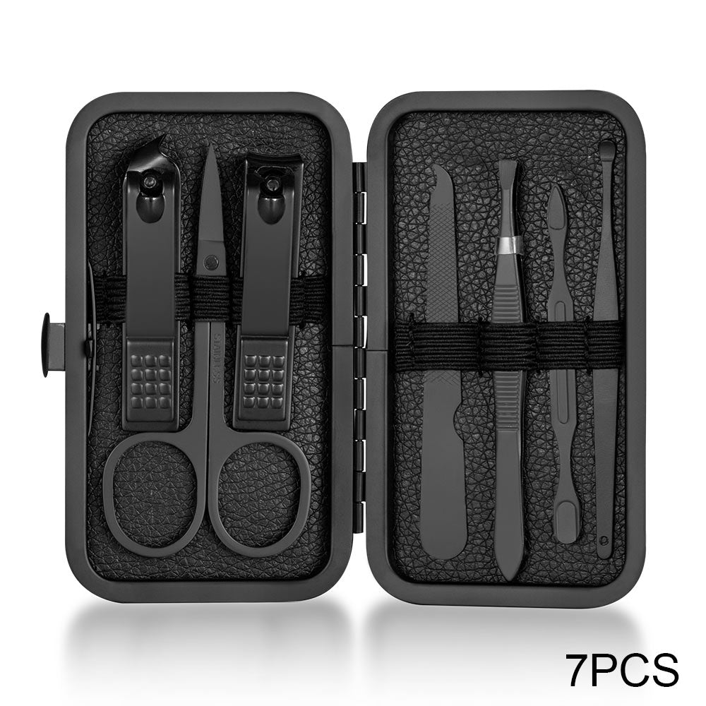 18-Piece Stainless Steel Nail Kit — Manicure & Pedicure Set