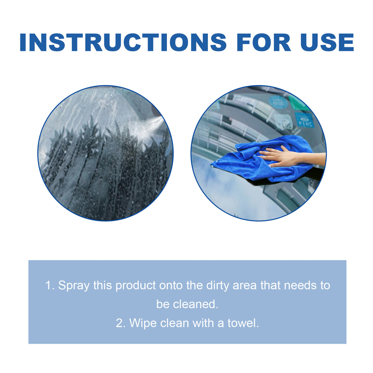 Windshield Oil Film Cleaner for Clearer Road Vision