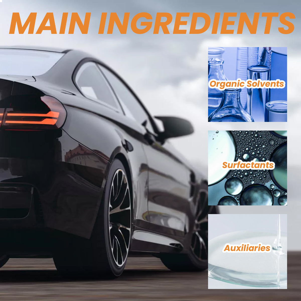 Adhesive Remover Spray for Cars, Glass & Tar Mark Removal