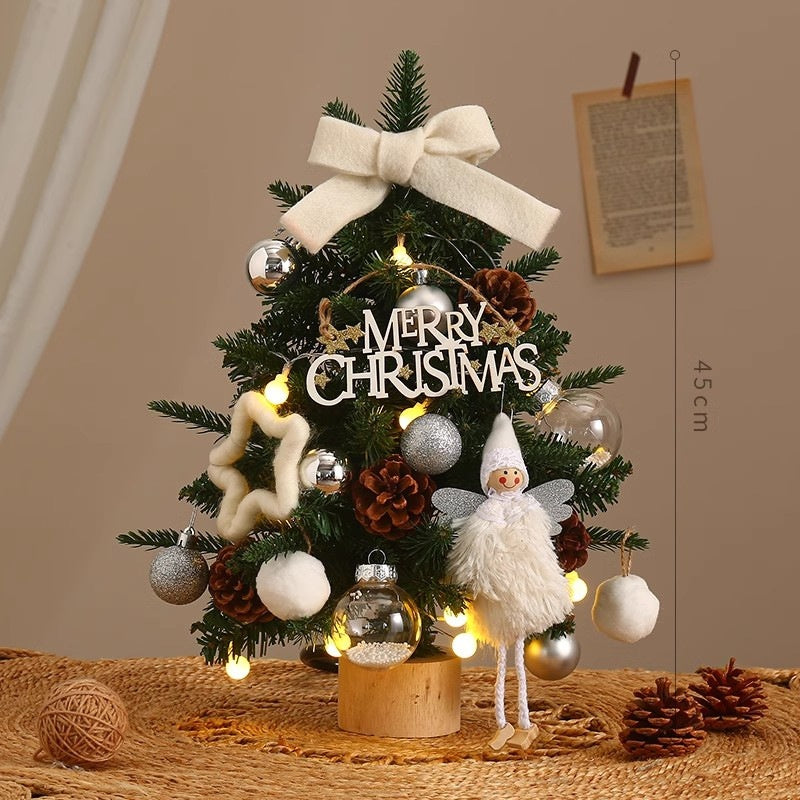 Mini Christmas Tree With Warm Lights for Small Spaces