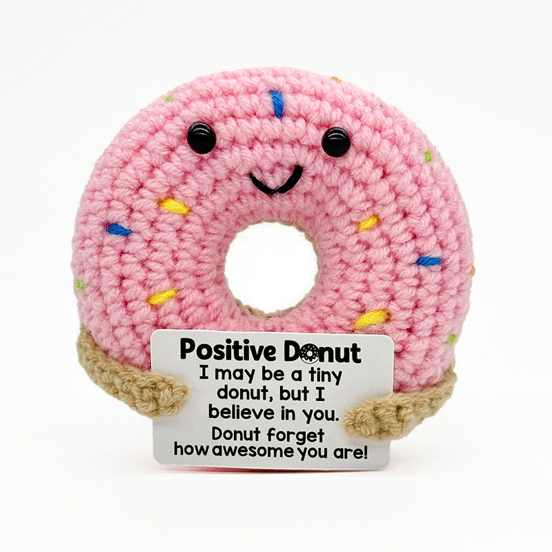 Handmade Knitted Gift Doll With Heartfelt Message