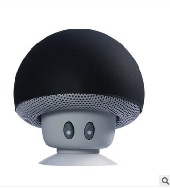 Cute Mushroom Bluetooth Speaker with Suction Cup Base