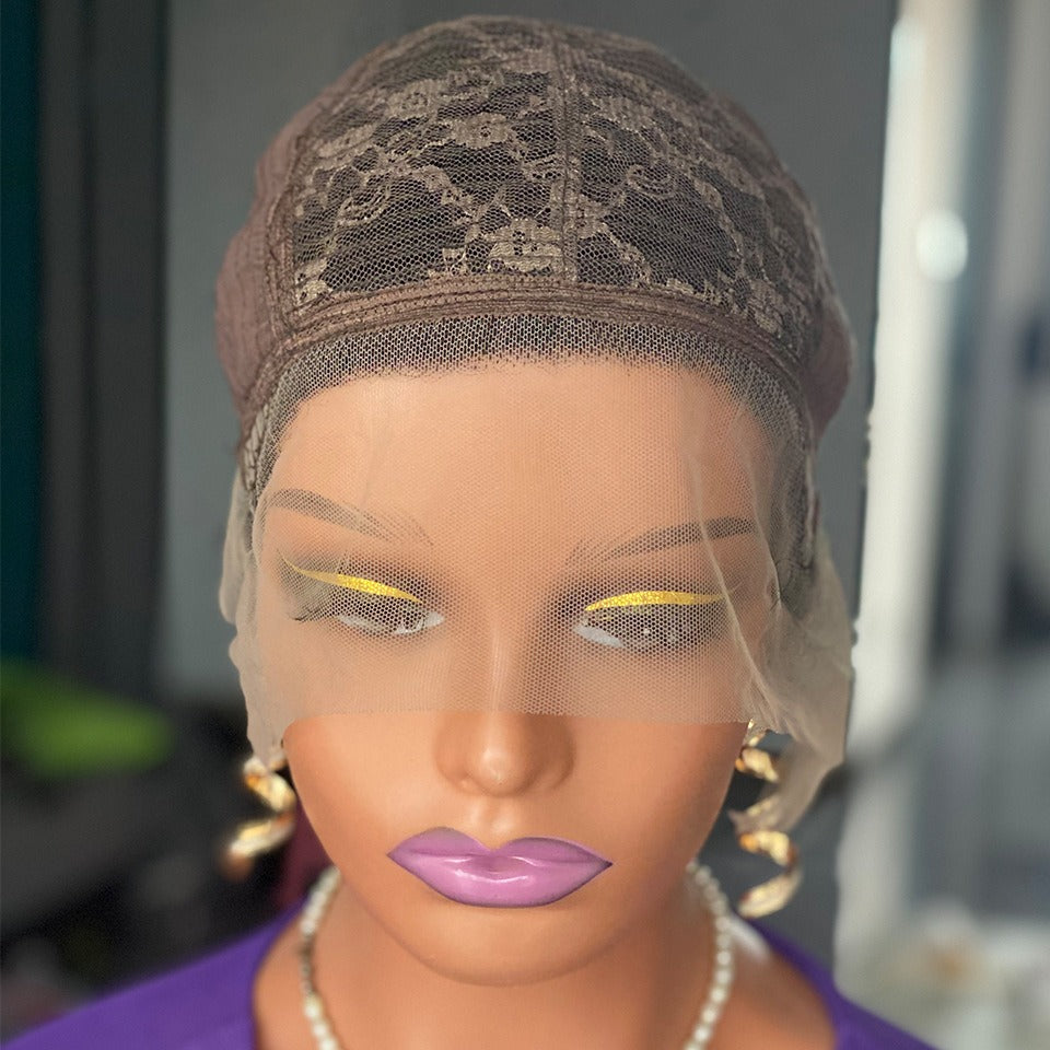 Curly Pixie Cut Lace Wig Human Hair | Natural Volume