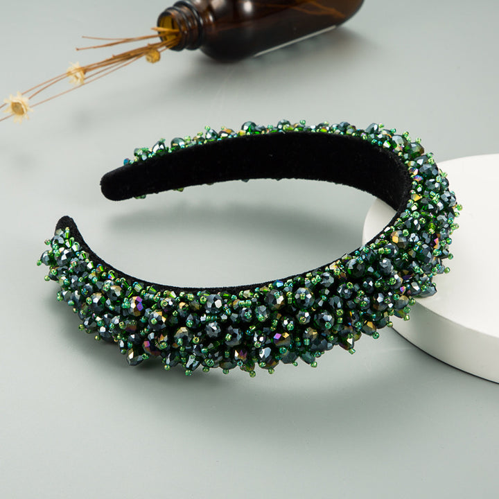 Crystal Beaded Headband for Glamorous Statement Style