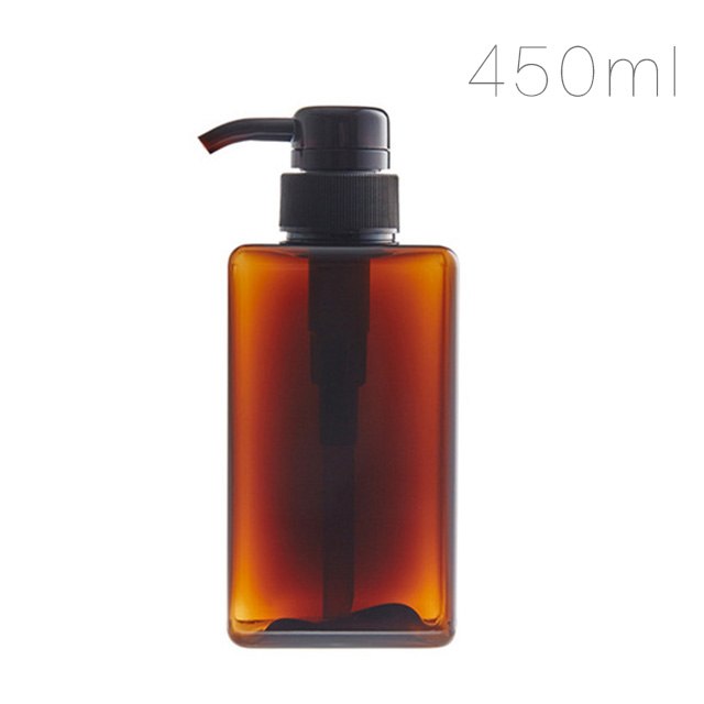 Refillable Square Lotion Pump Bottle for Bathroom Storage