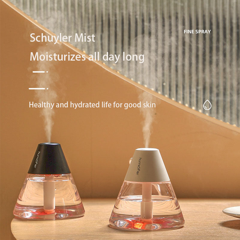 Mini Volcano Humidifier — Decorative Desktop Mist & Skin