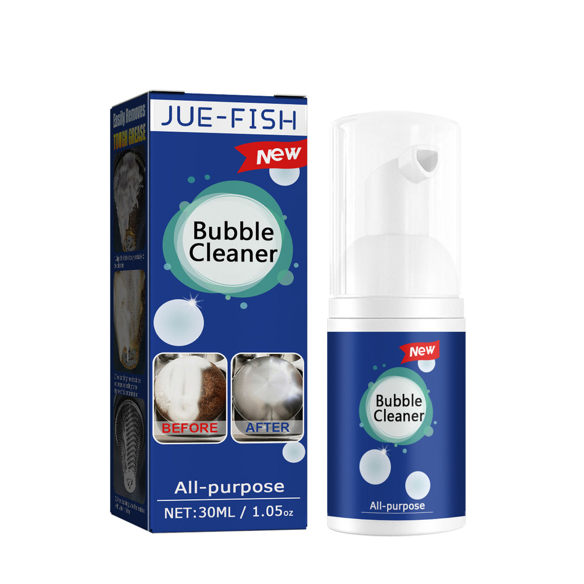 Foam Kitchen Grease Cleaner for Stoves & Range Hoods