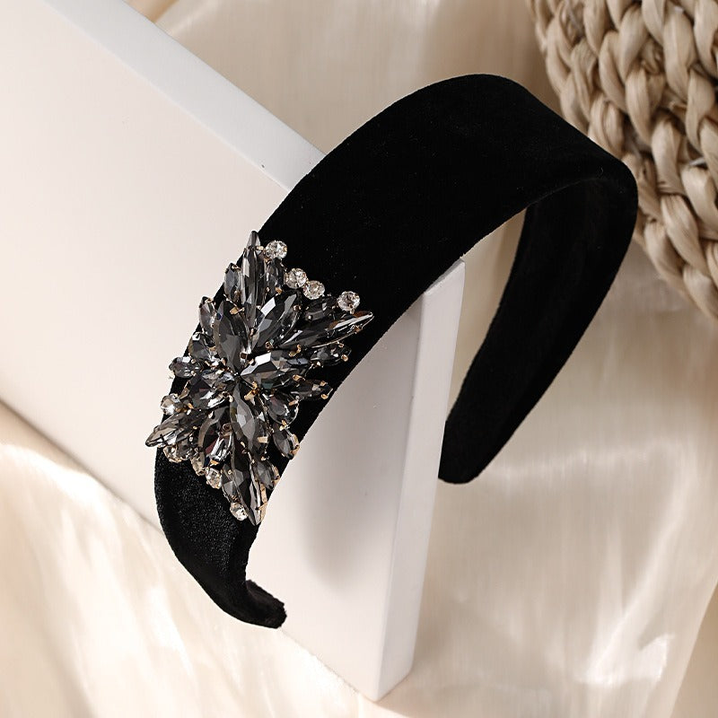 Wide Rhinestone Headband for Instant Everyday Glamour