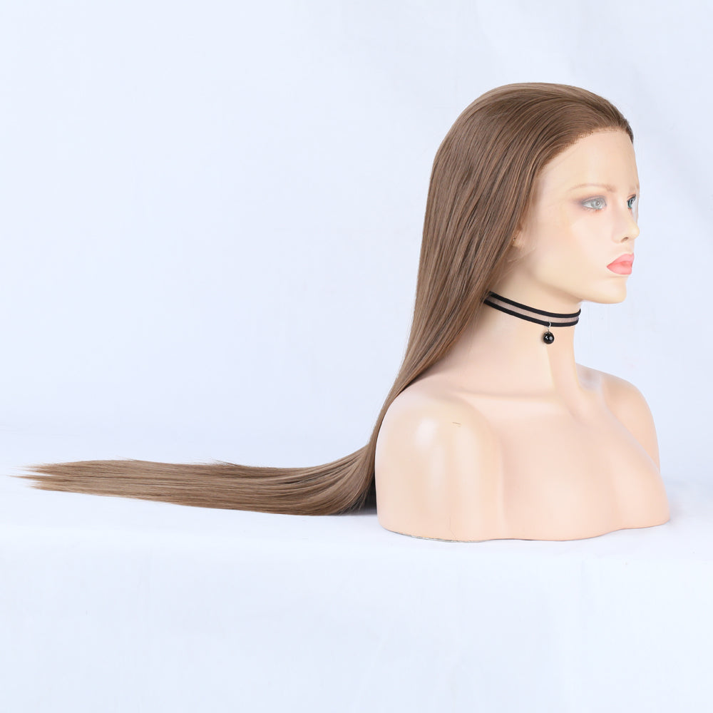 Lace Front Wig for Long, Sleek Brunette Hair Looks