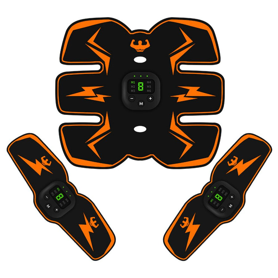 EMS Muscle Stimulator with LED Display USB Rechargeable Abdo