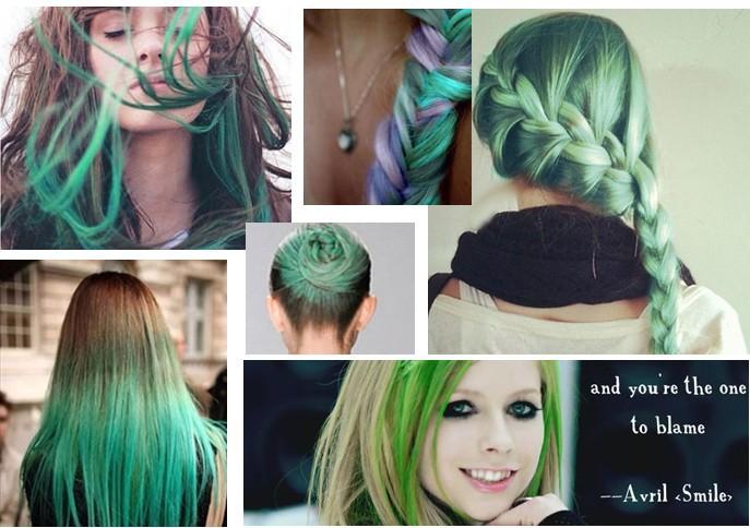 Temporary Hair Color Chalk for Instant Neon Looks at Home