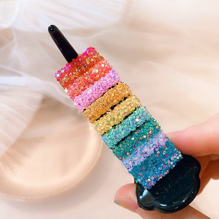 Rainbow Hair Claw Clip For Colorful Everyday Updos