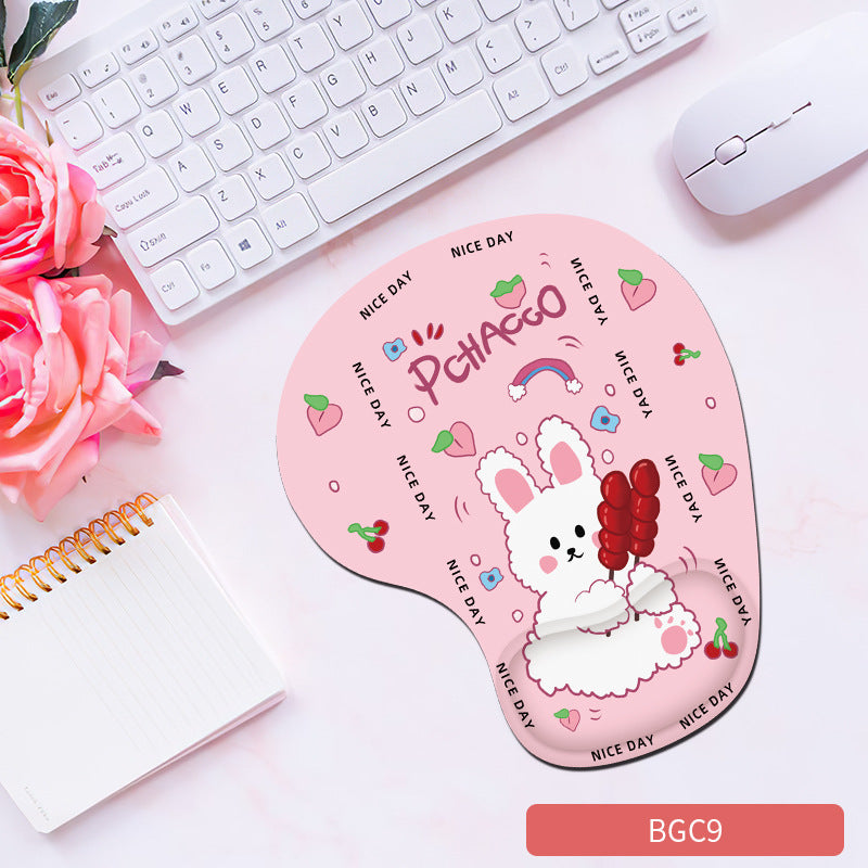 Silicone Wrist Mouse Pad with Cushioned Wrist Support