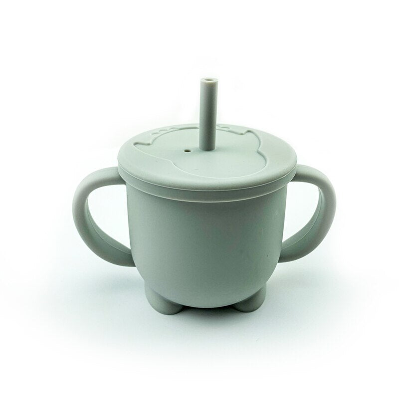 Toddler Silicone Sippy Cup for Independent Drinking
