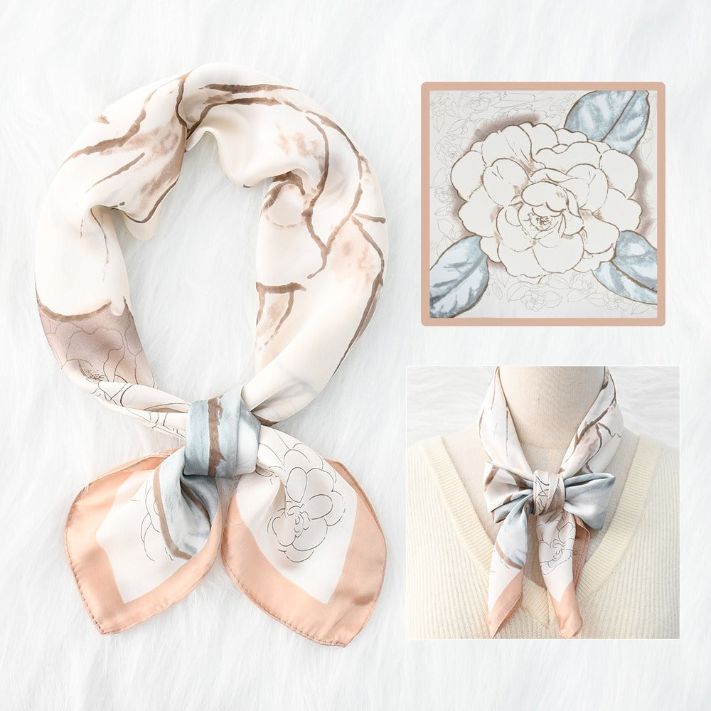 Silk Scarf for Women: Elegant Sun-Ready Beach Style