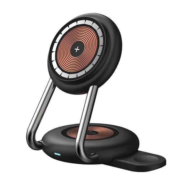 Desk Wireless Charging Stand for iPhone and Apple Watch