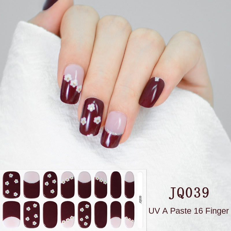 Semi-Cured UV Gel Nail Stickers — Salon Art in Seconds