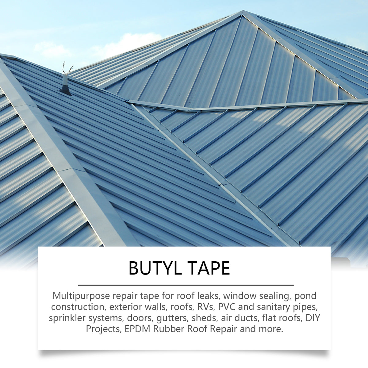 Waterproof Butyl Tape - Instant Roof Leak Repair Seal