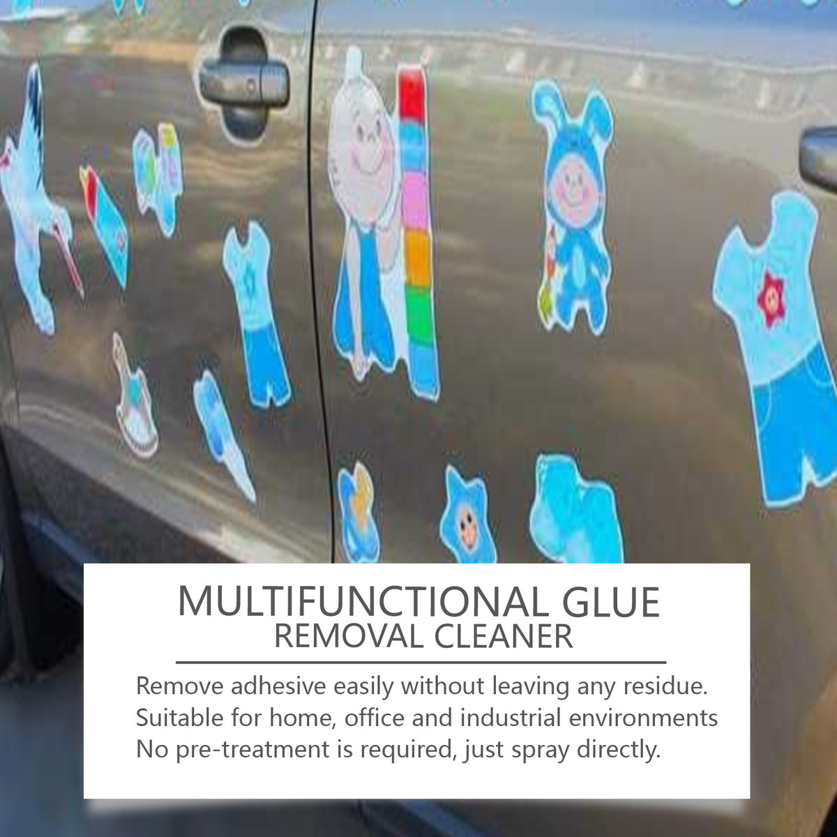 Glue Remover Spray for Cars, Glass & Home Surfaces