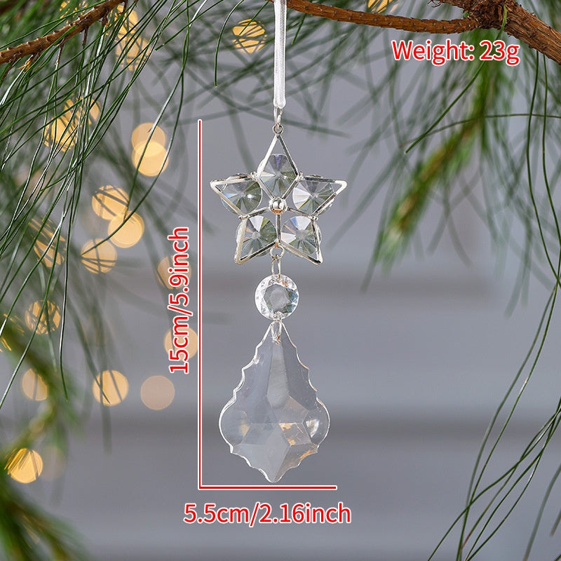 Crystal Christmas Tree Ornaments | Winter Sparkle