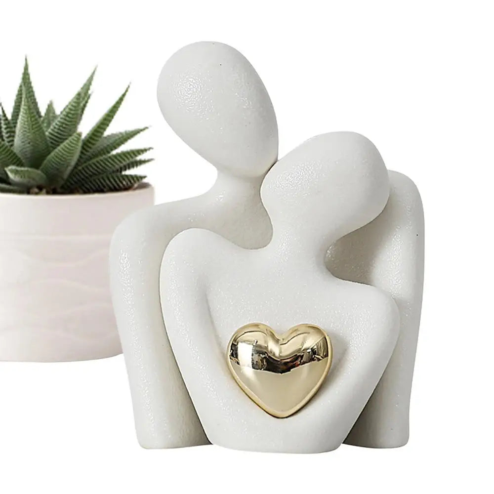 Couple Sculpture Decor for Modern Romantic Home Styling