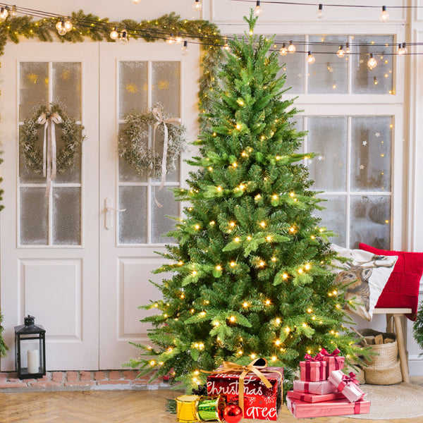 7-Foot Artificial Christmas Tree, Full & Realistic