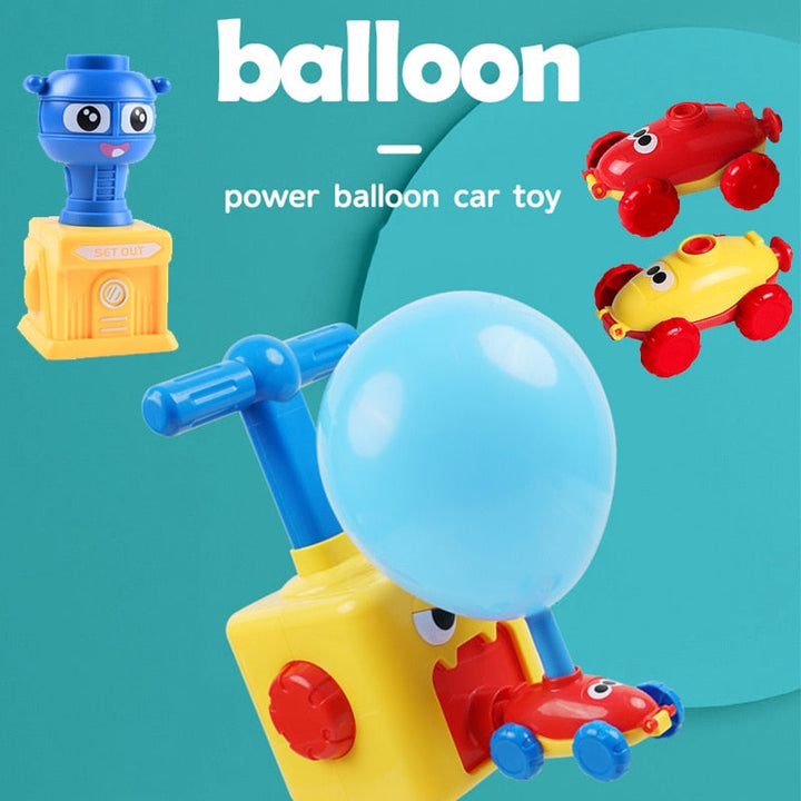 Balloon-Powered Car Toy for Fun Screen-Free STEM Play