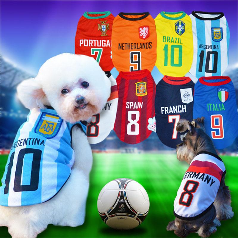 Dog World Cup Jersey, Breathable Mesh Football Shirt