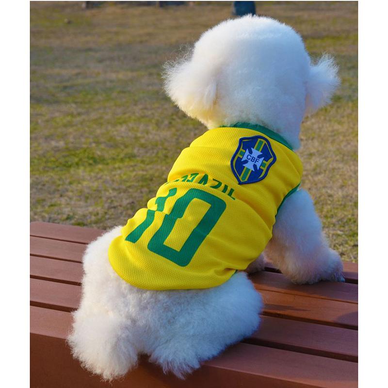 Dog World Cup Jersey, Breathable Mesh Football Shirt
