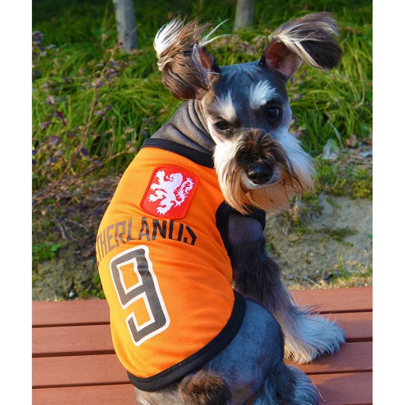 Dog World Cup Jersey, Breathable Mesh Football Shirt