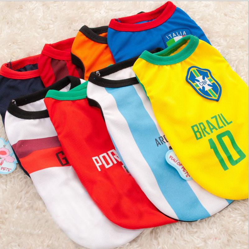 Dog World Cup Jersey, Breathable Mesh Football Shirt