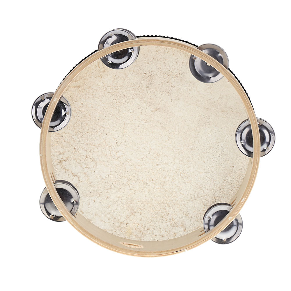 Tambourine Drum with Double-Row Jingles for Kids' Music