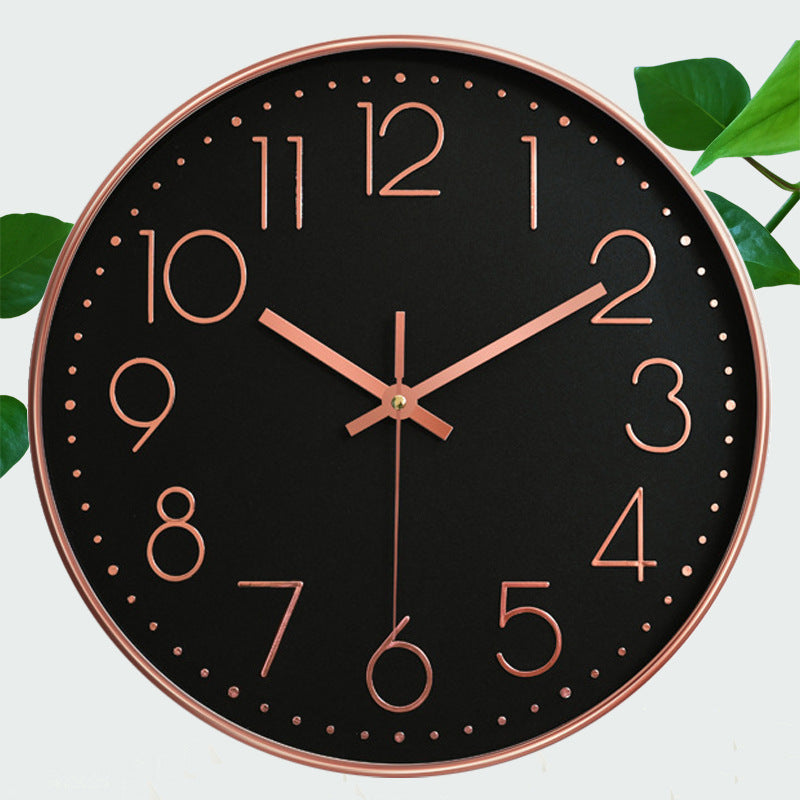 3D Quartz Wall Clock for Easy-Read Modern Home Decor