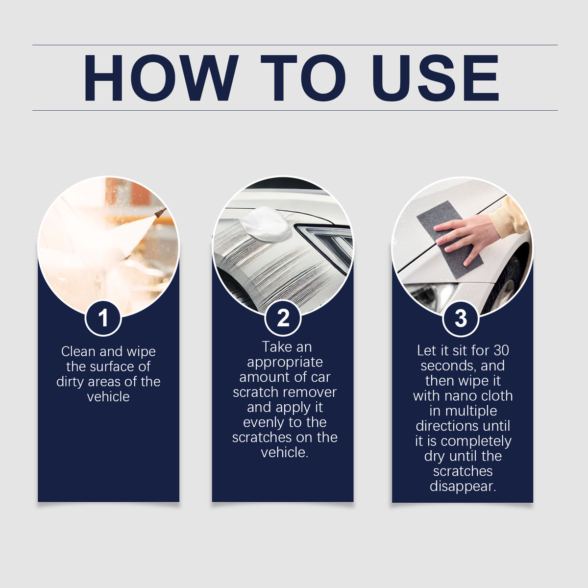 Car Scratch Remover Kit for Minor Paint Scratches