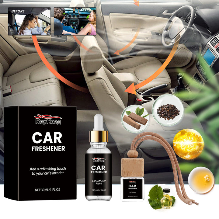Car Air Freshener With Refillable Lasting Freshness