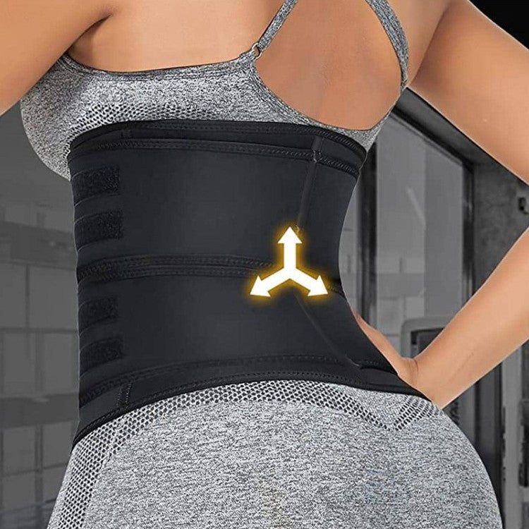 Waist Trainer Belt – 6x Sweat, Hourglass Shape & Belly Fat