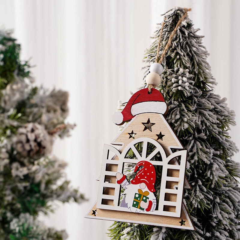 Wooden Christmas Ornaments for Cozy Rustic Tree Decor