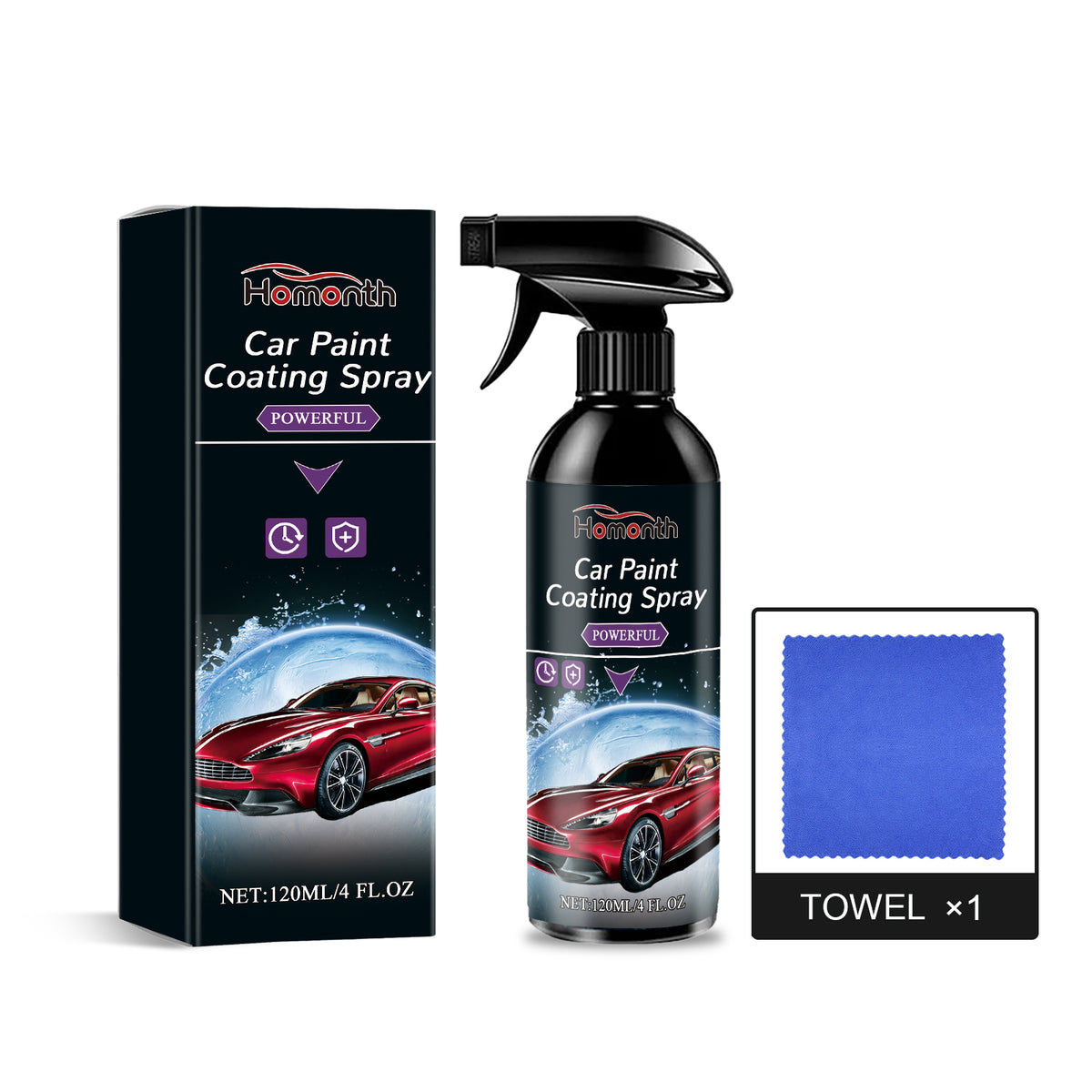Car Paint Coating Spray for a Lasting Gloss Finish