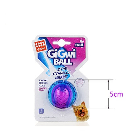 Squeaky Dog Chew Ball for Safe Outdoor Fetch Play
