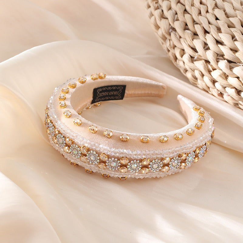 Baroque Rhinestone Headband for Instant Retro Glam