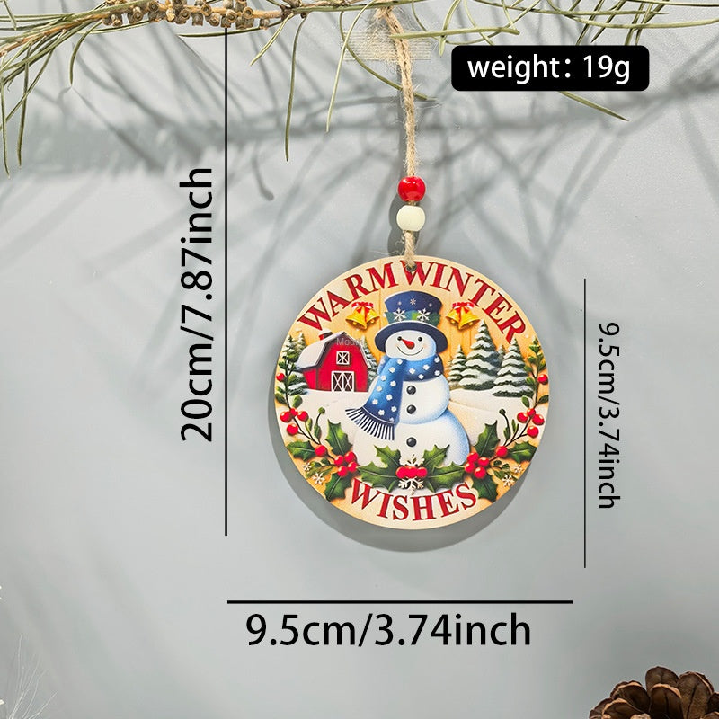 Christmas Hanging Ornament for Rustic Holiday Charm